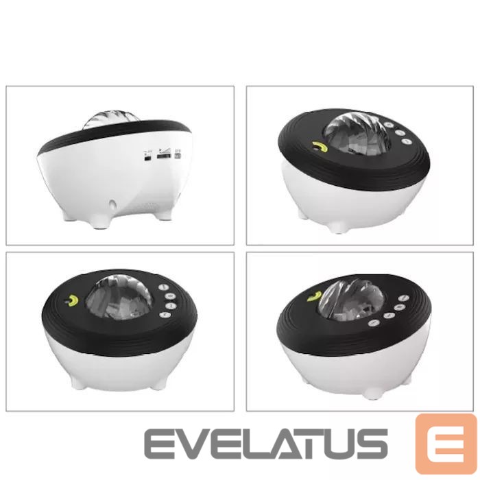 LED Прожектор Elight J1 Aurora projector with atmosphere sounds & Bluetooth speaker Smart Wi-Fi Bluetooth App control White