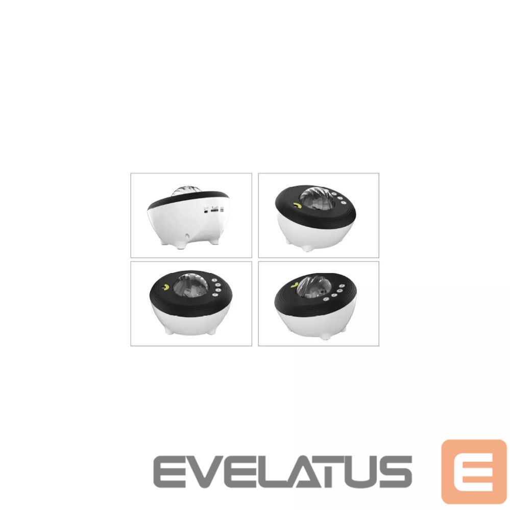 LED Прожектор Elight J1 Aurora projector with atmosphere sounds & Bluetooth speaker Smart Wi-Fi Bluetooth App control White