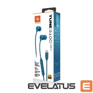 Проводные наушники JBL  Tune 310C USB-C Blue