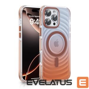 Чехол на заднюю панель Evelatus Apple iPhone 15 EchoWave Clear MagSafe Pink