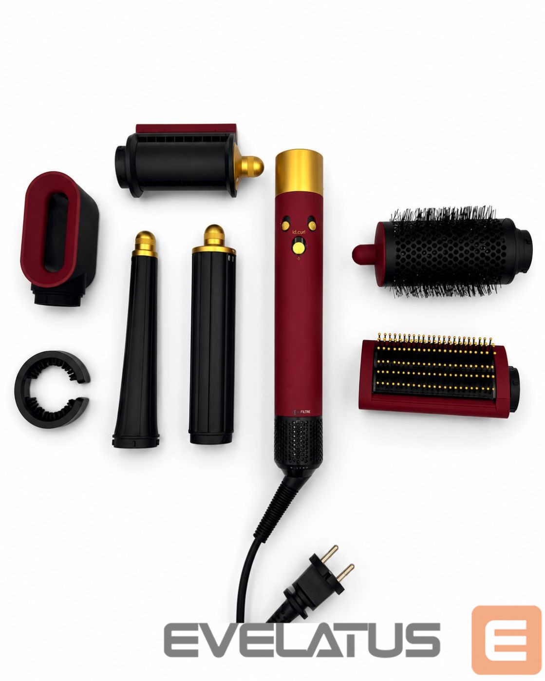 Стайлеры для волос iLike Air Styling System – 6-in-1 Hair Styling Tool Set - Power 1200W Red