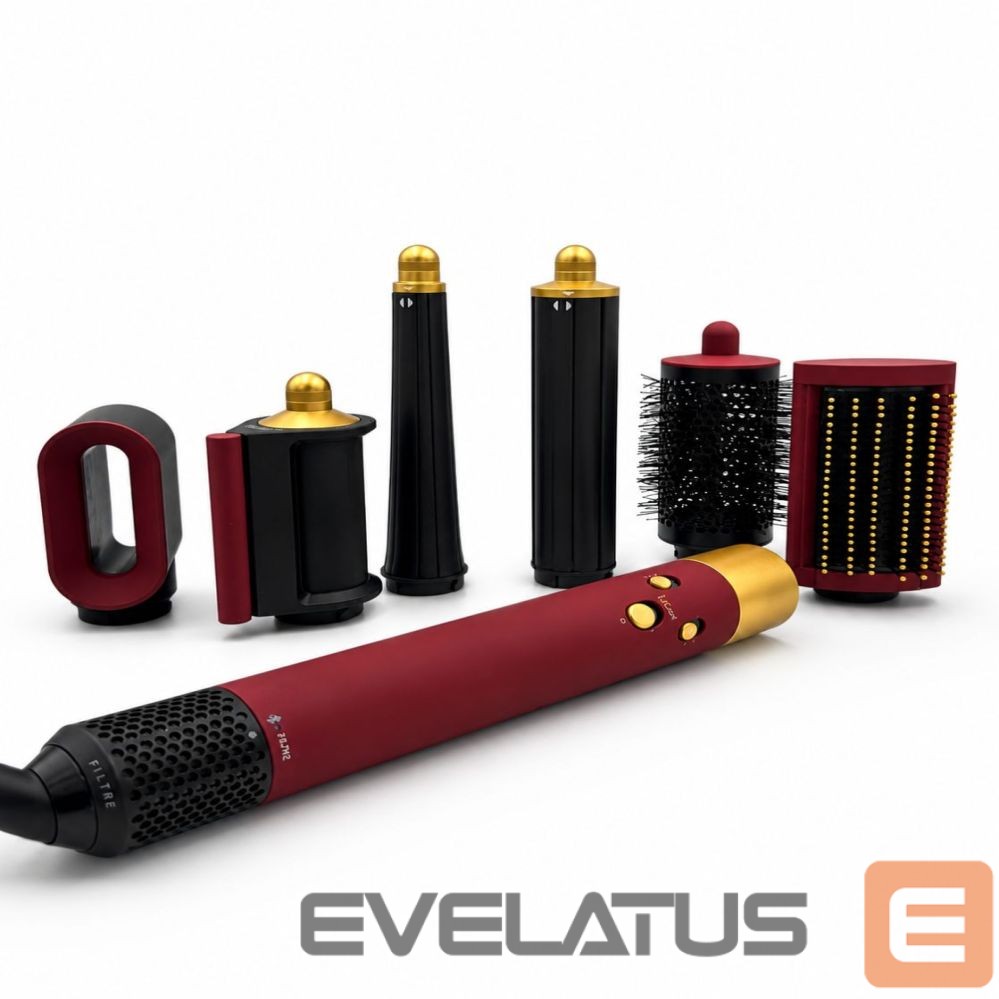 Стайлеры для волос iLike Air Styling System – 6-in-1 Hair Styling Tool Set - Power 1200W Red