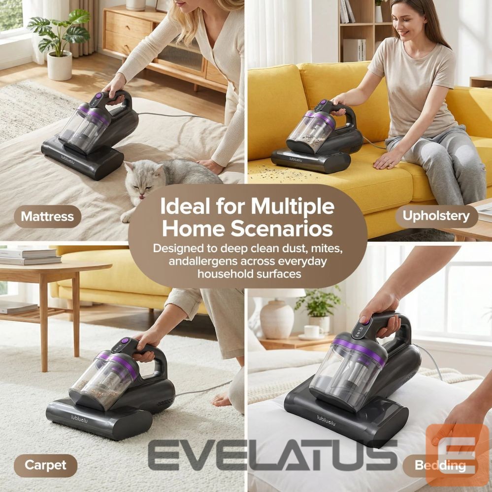 Пылесос Lubluelu CM208 Anti-Mite UV Mattress Vacuum Cleaner
