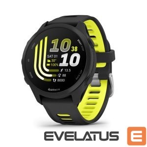 Умные часы Garmin  Forerunner 170 Music, Black with Black/Amp Yellow Band 