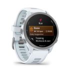 Умные часы Garmin  Forerunner 170 Music, Whitestone with Whitestone/Cloud Blue Band 