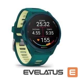 Умные часы Garmin  Forerunner 170 Music, Teal Green with Teal Green/Citron Band 