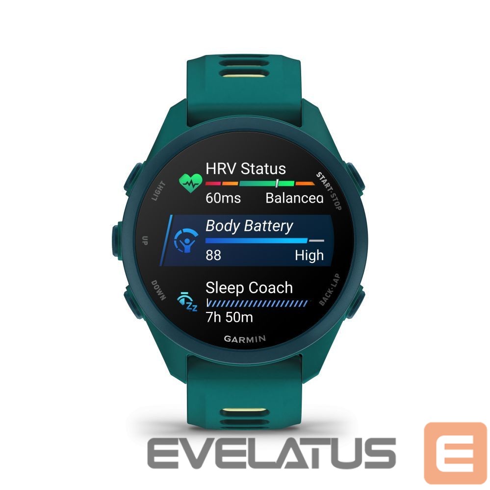 Умные часы Garmin Forerunner 170 Music, Teal Green with Teal Green/Citron Band