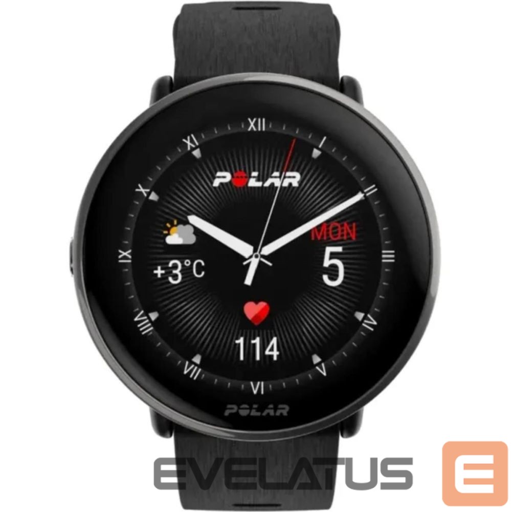 Умные часы Polar IGNITE 3 TI SIL BLK S-L
