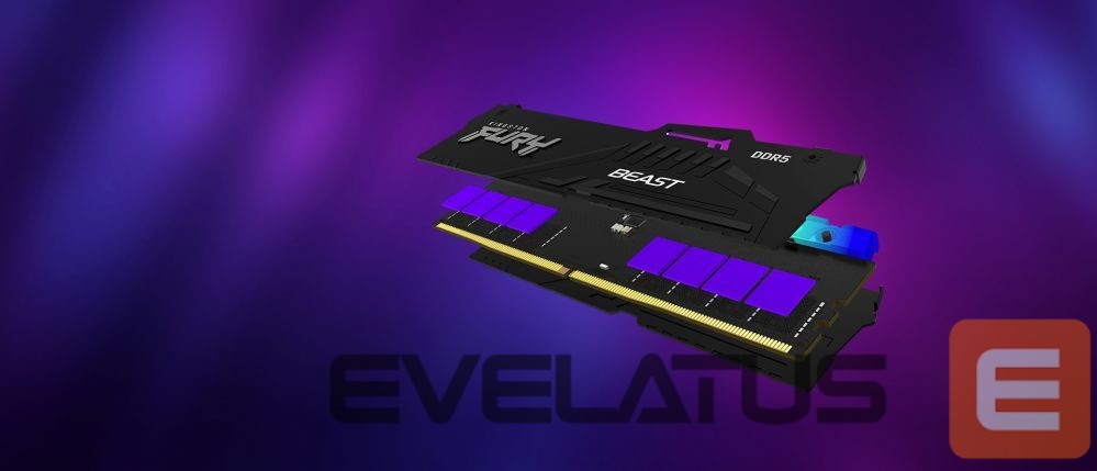 Оперативная память DDR4 Kingston Fury Beast 16GB DDR5, 6000 MHz, CL30, 288-Pin, DIMM Kit (8GB x 2)