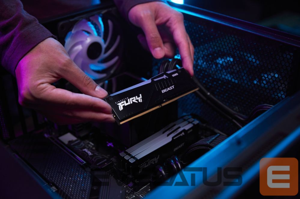 Оперативная память DDR4 Kingston Fury Beast 16GB DDR5, 6000 MHz, CL30, 288-Pin, DIMM Kit (8GB x 2)