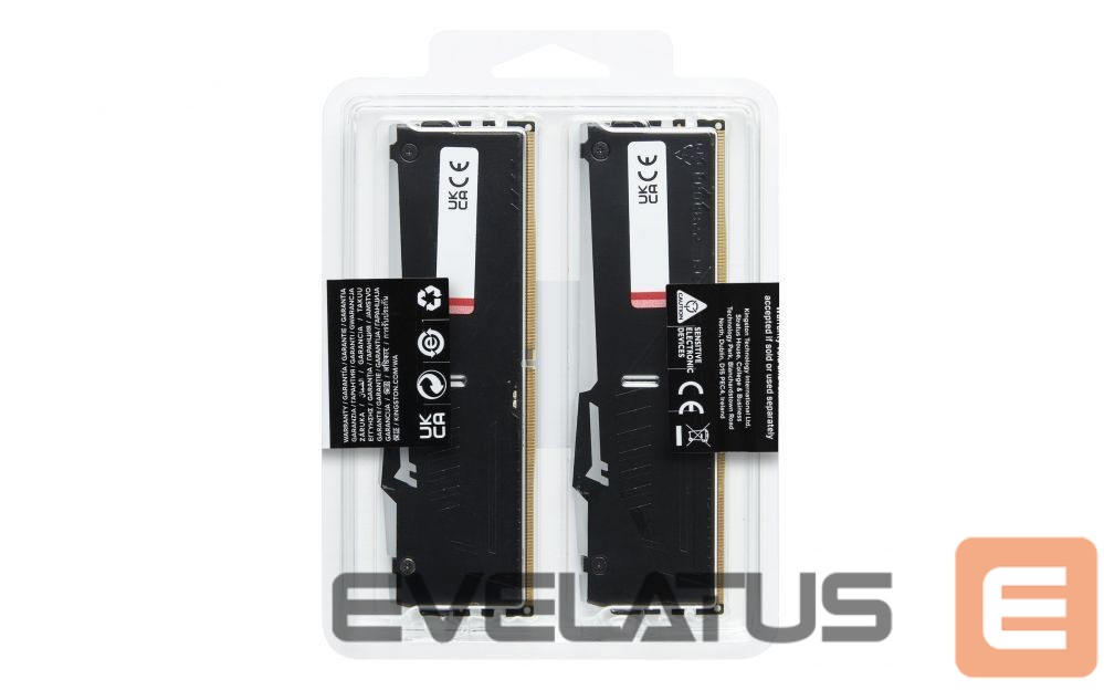 Оперативная память DDR4 Kingston Fury Beast 32GB DDR5, 6400 MHz, CL32, 288-Pin, DIMM Kit (16GB x 2)