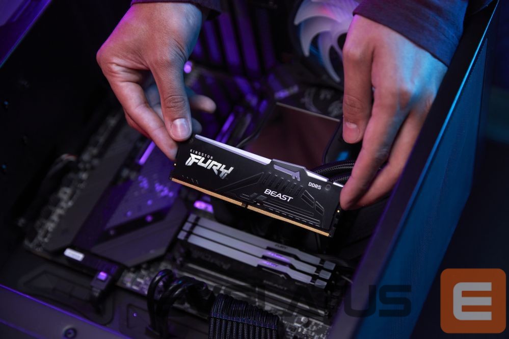 Оперативная память DDR4 Kingston Fury Beast 32GB DDR5, 6400 MHz, CL32, 288-Pin, DIMM Kit (16GB x 2)