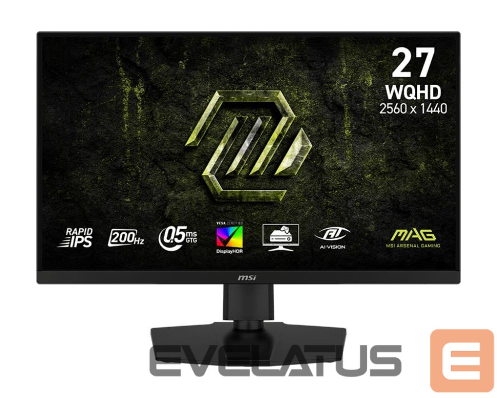 Монитор MSI LCD Monitor||27 "|2560 x 1440 pixels|Wide Quad HD|Native aspect ratio 16:9|LCD|Flat|MAG274QPFE20