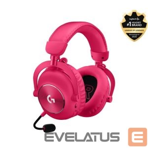Проводные наушники Logitech  HEADSET G PRO X 2 GAMING/PINK 981-001275 