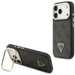 Другие товары Guess  Guess 4G PU Triangle Logo & Stand Camera Magsafe Case for iPhone 17 Pro - Black 