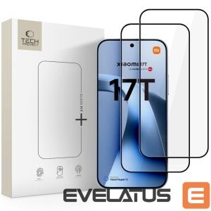 Другие товары Tech-Protect  Tech-Protect Glass Fit+ 2-Pack Tempered Glass for Xiaomi 17T - Black 