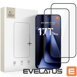 Другие товары Tech-Protect  Tech-Protect Glass Fit+ 2-Pack Tempered Glass for Xiaomi 17T Pro - Black 