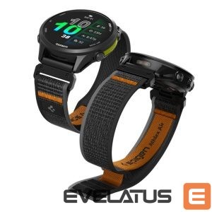 Другие товары Spigen  Spigen Athlex Air Strap for Garmin QuickFit 22mm - Black and Orange 