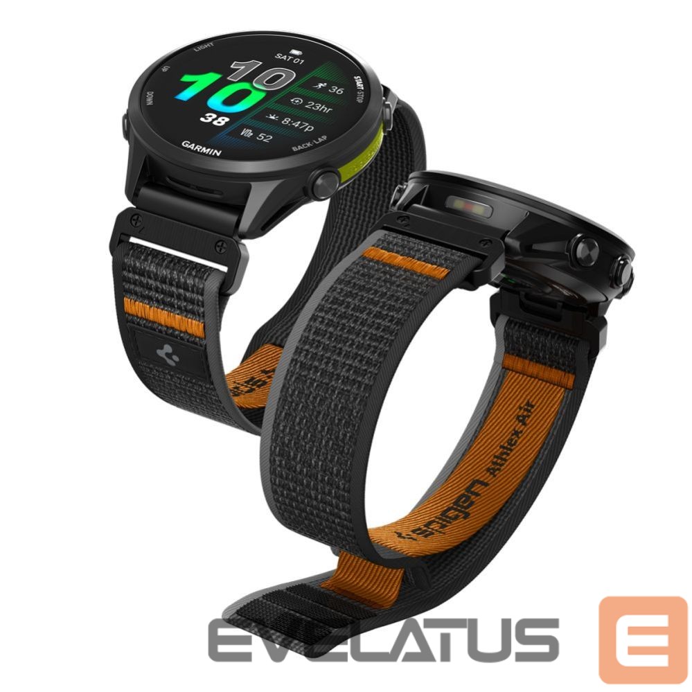 Другие товары Spigen Spigen Athlex Air Strap for Garmin QuickFit 22mm - Black and Orange