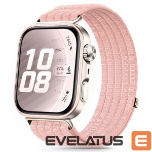 Другие товары Tech-Protect  Tech-Protect Nylon Strap for Huawei Watch Fit 3 / 4 / 4 Pro / 5 / 5 Pro - Pink 