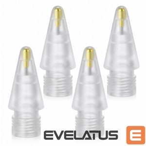 Другие товары Tech-Protect  Tech-Protect Stylus Tips 4-Pack Replacement Tips for Apple Pencil - Clear 