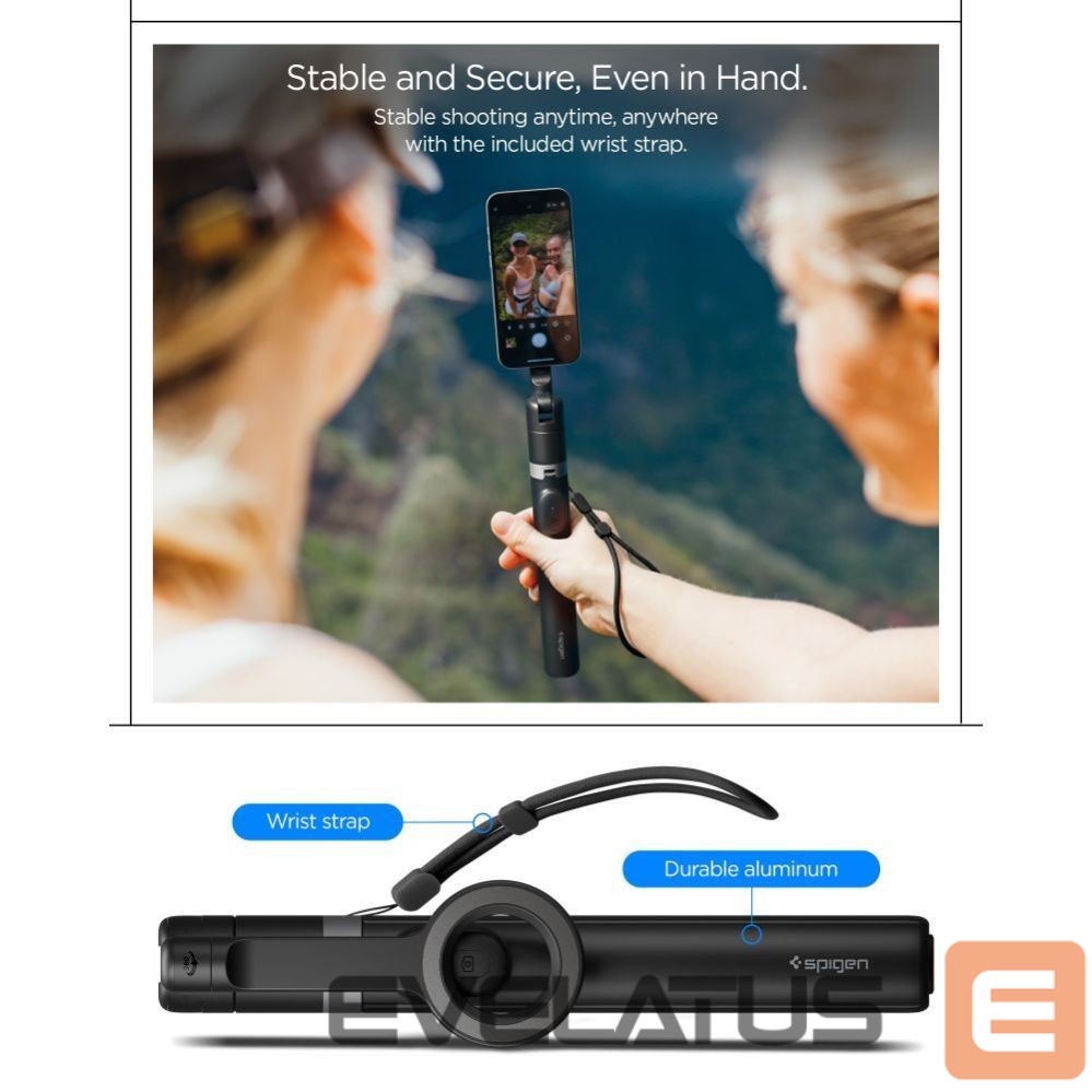 Другие товары Spigen Spigen S582W Bluetooth Selfie Stick - Black