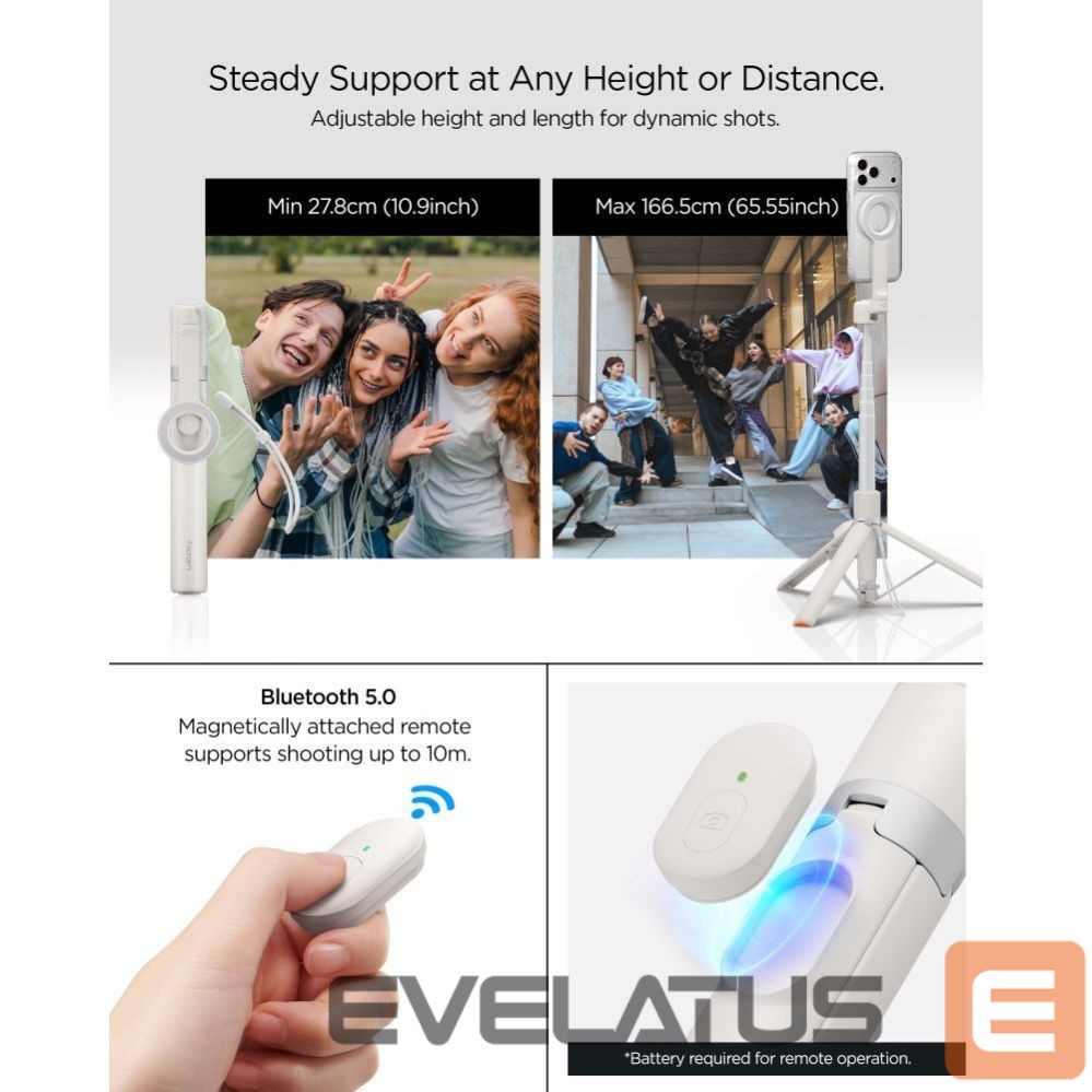 Другие товары Spigen Spigen S582W Bluetooth Selfie Stick - Beige