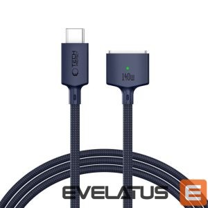 Другие товары Tech-Protect  Tech-Protect MMC01 Ultraboost USB-C / USB-C MagSafe 3 140W 200cm Cable for MacBook - Navy Blue 