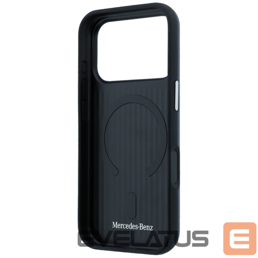 Другие товары Mercedes-Benz Mercedes Leather Semi Wrap Iconic Line MagSafe Case for iPhone 17 Pro Max - Navy Blue