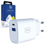 Другие товары 3MK  3mk FlowPower 30W 1A1C PD 3.0 QC4+ Wall Charger - White 