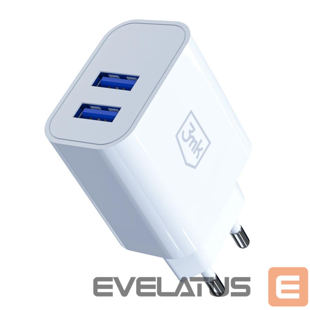 Другие товары 3MK 3mk FlowPower 10W 2.4A 2A Wall Charger - White