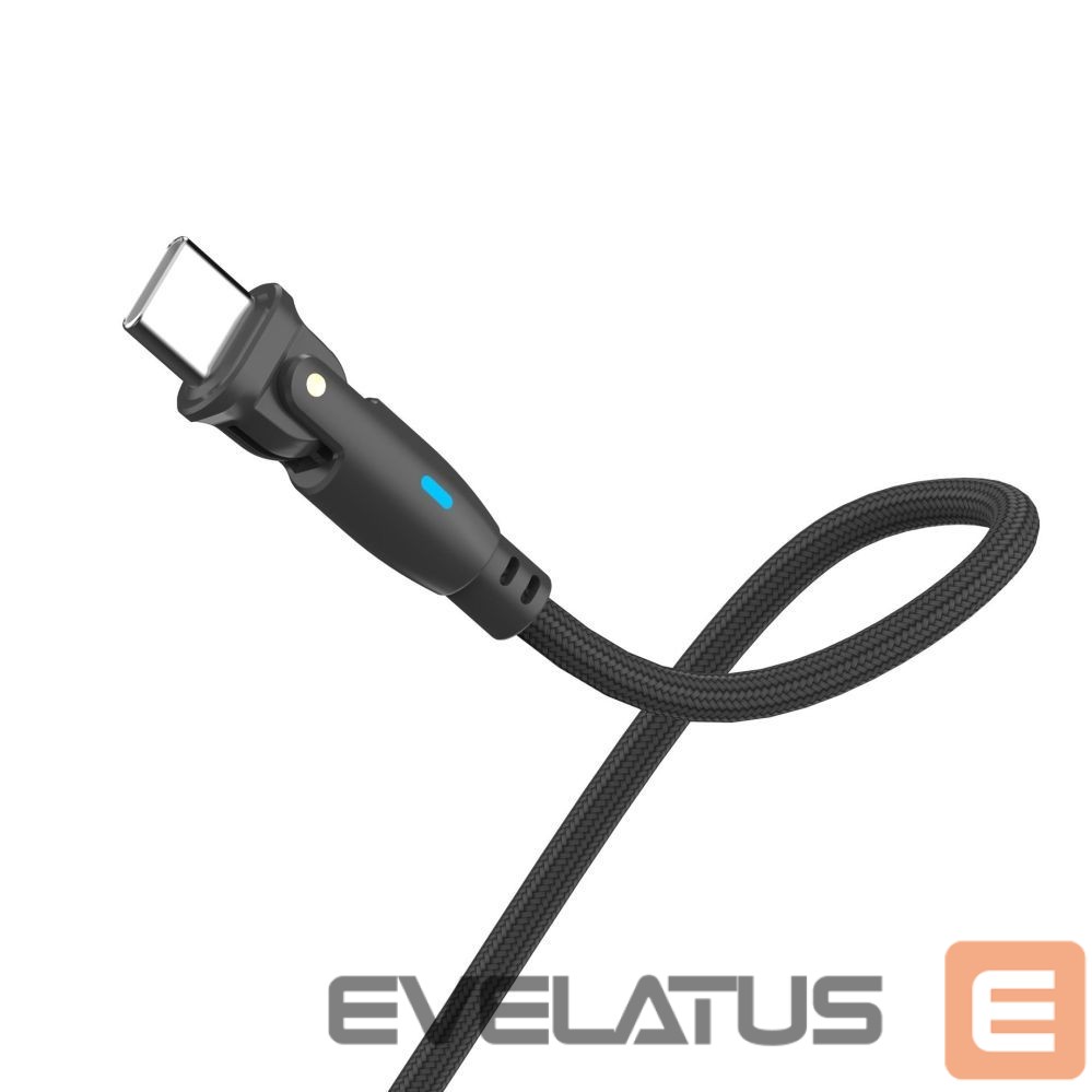 Другие товары 3MK 3mk Hyper Cable N-SERIES USB-C / USB-C 1m PD 3.0 QC 3.0 20V / 5A 100W - black