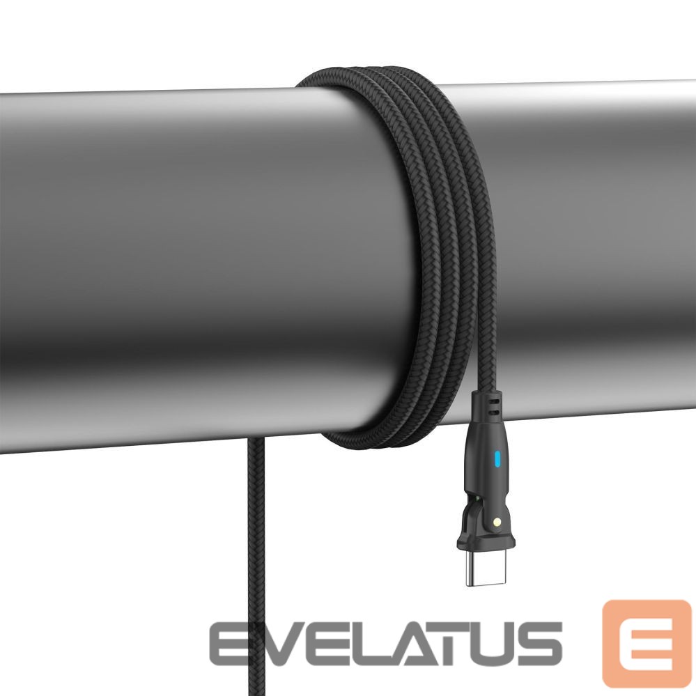 Другие товары 3MK 3mk Hyper Cable N-SERIES USB-C / USB-C 1m PD 3.0 QC 3.0 20V / 5A 100W - black