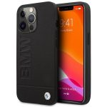 Чехол на заднюю панель BMW  Etui BMW BMHMP14LSLLBK iPhone 14 Pro 6,1" czarny/black hardcase Signature Logo Imprint Magsafe 
