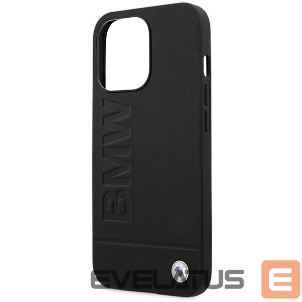 Чехол на заднюю панель BMW Etui BMW BMHMP14LSLLBK iPhone 14 Pro 6,1" czarny/black hardcase Signature Logo Imprint Magsafe
