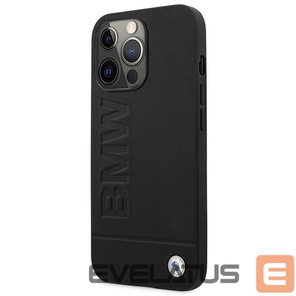 Чехол на заднюю панель BMW Etui BMW BMHMP14LSLLBK iPhone 14 Pro 6,1" czarny/black hardcase Signature Logo Imprint Magsafe