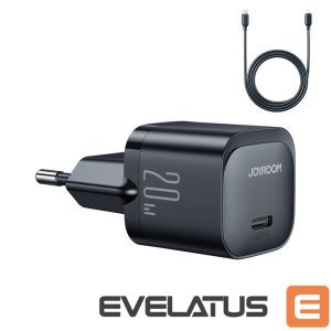 Адаптер Joyroom  USB C 20W PD mini charger with USB C cable - Lightning Joyroom JR-TCF02 - black 