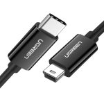 Другой аксессуар для телефона Ugreen  Ugreen US242 USB-C (male) / mini USB (male) cable 1 m - black 