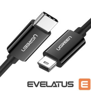 Другой аксессуар для телефона Ugreen  Ugreen US242 USB-C (male) / mini USB (male) cable 1 m - black 