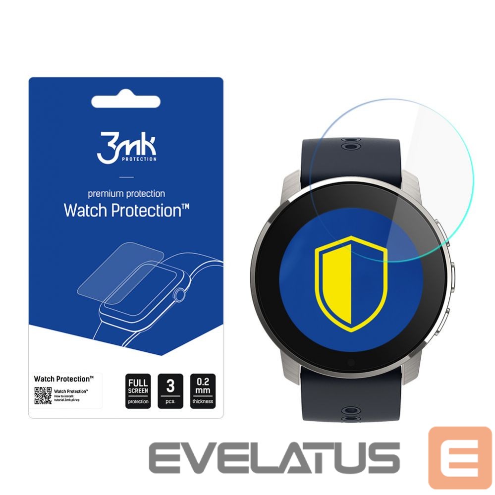 Защитное стекло 3MK 3mk Watch Protection v. FlexibleGlass hybrid glass on Suunto 9 Peak
