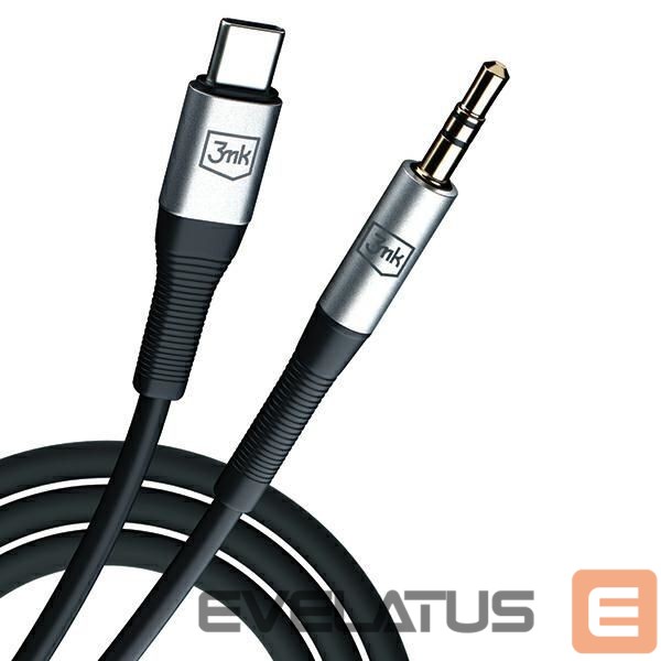 Кабель 3MK 3MK Kabel AUX USB-C - Jack 3,5 mm 1m