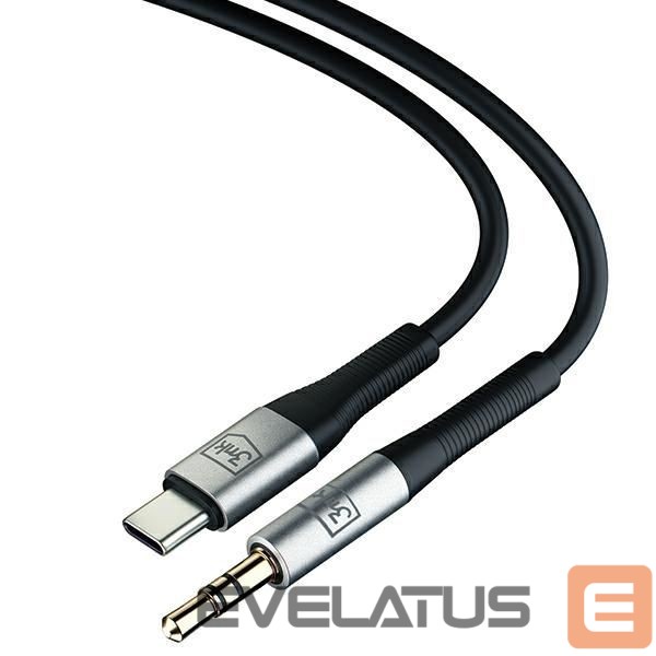 Кабель 3MK 3MK Kabel AUX USB-C - Jack 3,5 mm 1m