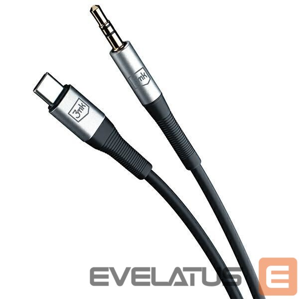 Кабель 3MK 3MK Kabel AUX USB-C - Jack 3,5 mm 1m