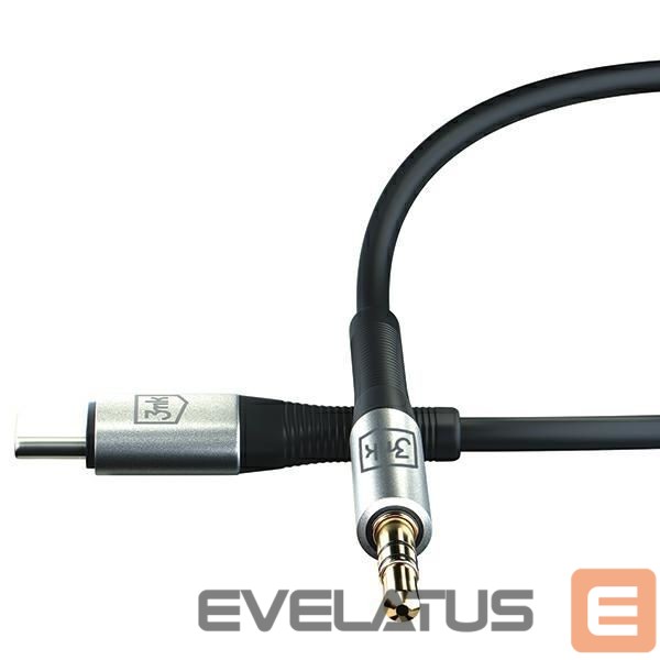 Кабель 3MK 3MK Kabel AUX USB-C - Jack 3,5 mm 1m
