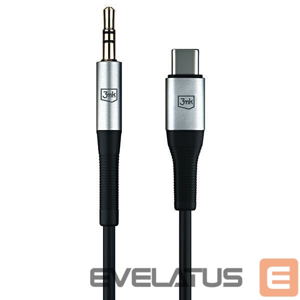 Кабель 3MK 3MK Kabel AUX USB-C - Jack 3,5 mm 1m