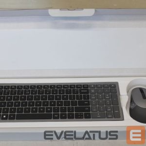 Компьютерная клавиатура Dell  SALE OUT.  Wireless Keyboard and Mouse KM7120W US/LT International (QWERTY) REFURBISHED |  | Keyboard and Mouse | KM7120W | Keyboard and Mouse Set | Wireless | Batteries included | EN/LT | REFURBISHED | Bluetooth | Titan Gray | Wireless connection 