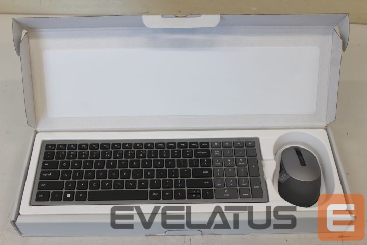 Компьютерная клавиатура Dell SALE OUT. Wireless Keyboard and Mouse KM7120W US/LT International (QWERTY) REFURBISHED | | Keyboard and Mouse | KM7120W | Keyboard and Mouse Set | Wireless | Batteries included | EN/LT | REFURBISHED | Bluetooth | Titan Gray | Wireless connection
