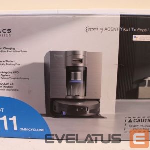 Пылесос Ecovacs  SALE OUT.  DEEBOT X11 OMNICYCLONE EU Vacuum & mop, Wet&Dry,with new bagless All-in-One OmniCyclone station, Black (with brown shimmer |  Robot Vacuum Cleaner with New Bagless All-in-One OmniCyclone Station | DEEBOT X11 OMNICYCLONE EU | Wet&Dry | 6400 mAh | 19500 Pa | Black | DEMO 