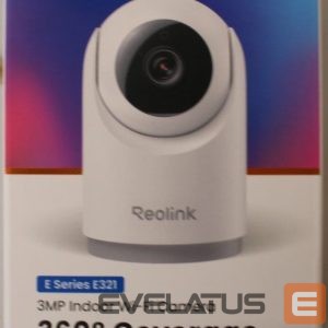 Веб камера Reolink  SALE OUT.  E321 Smart Indoor Cam Wi-Fi PT, White |  Camera | E Series E321 | 24 month(s) | Tabletop | 3 MP | 4mm/F2.0 | MicroSD up to 512GB | DAMAGED PACKAGING 