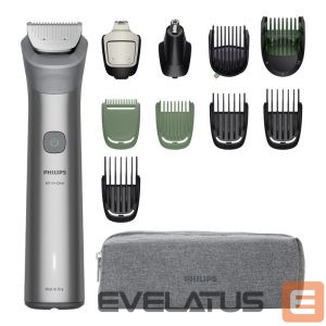 Триммер для волос Philips  Trimmer | MG5941/15 Series 5000 All-in-One | Cordless | Wet & Dry | Number of length steps 13 | Light Grey 
